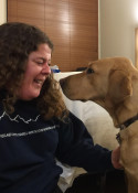 erin horne with guide dog