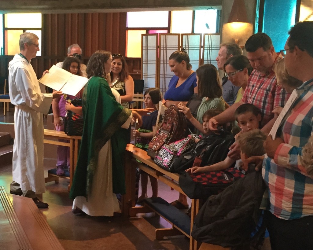 blessing of the backpacks 2015