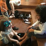 kids footwashing