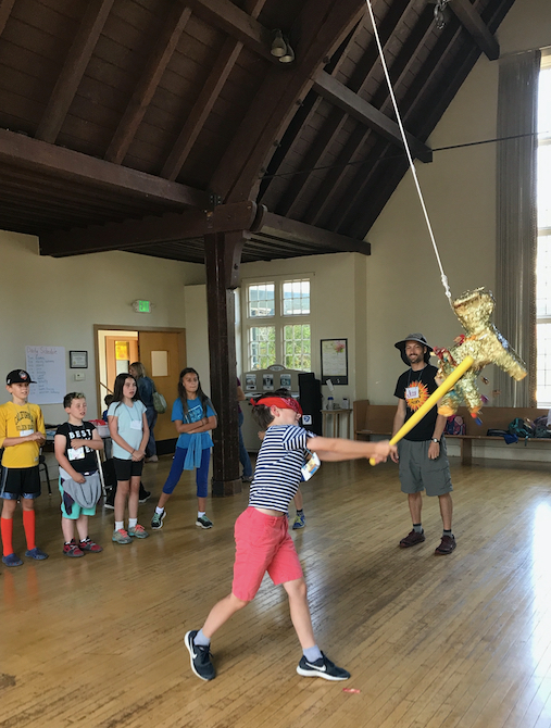 camp all souls pinata