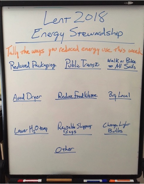 lent energy stewardship